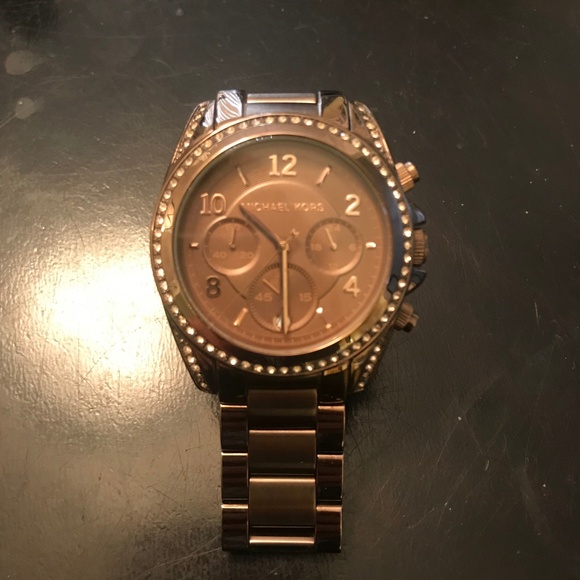Michael Kors Chocolate Brown Watch - Picture 2 of 2
